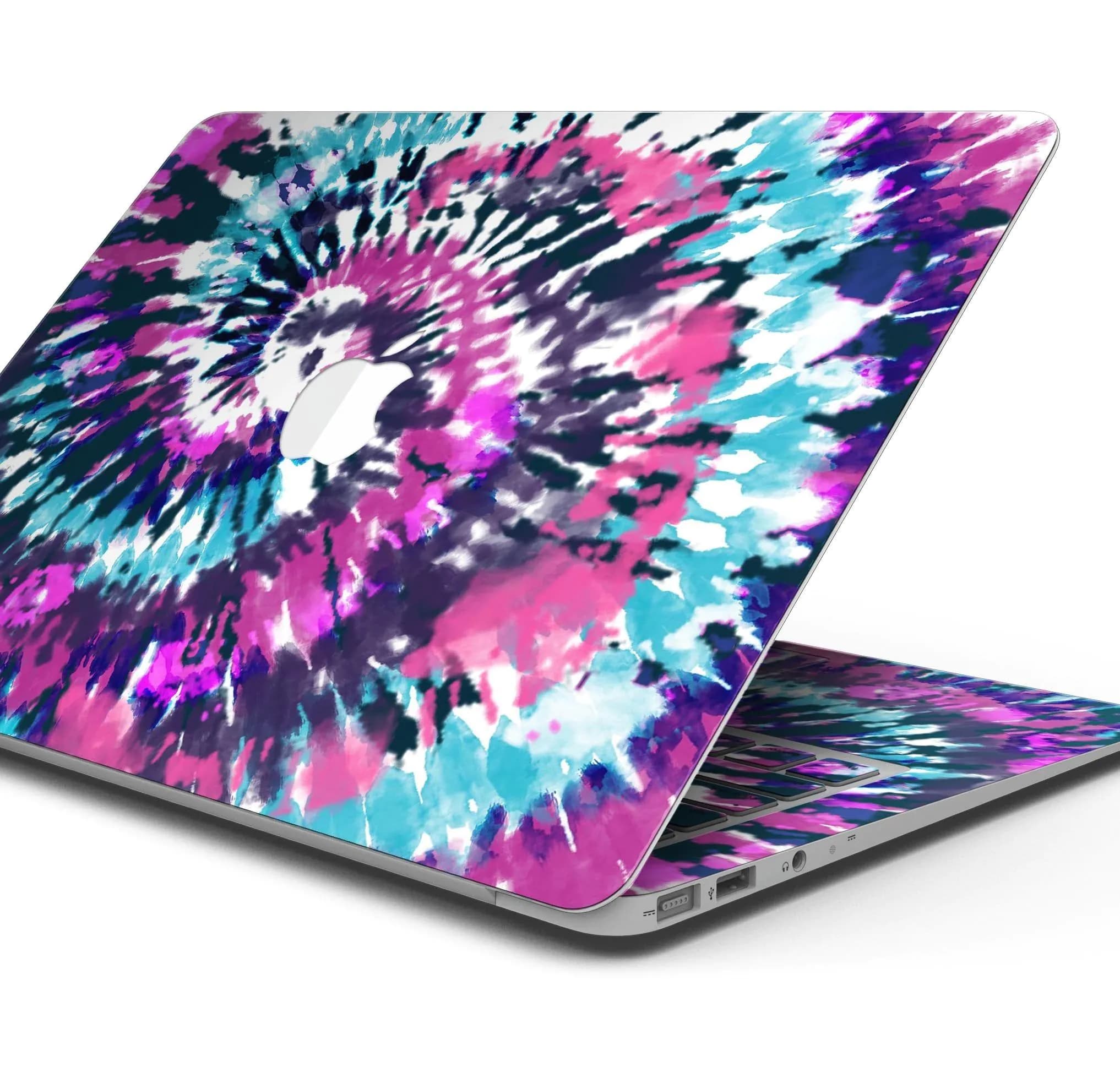 image-Spiral Tie Dye V3 - Skin Decal Wrap Kit Compatible with the Apple