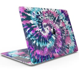 image-Spiral Tie Dye V3 - Skin Decal Wrap Kit Compatible with the Apple