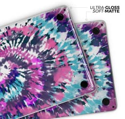image-Spiral Tie Dye V3 - Skin Decal Wrap Kit Compatible with the Apple