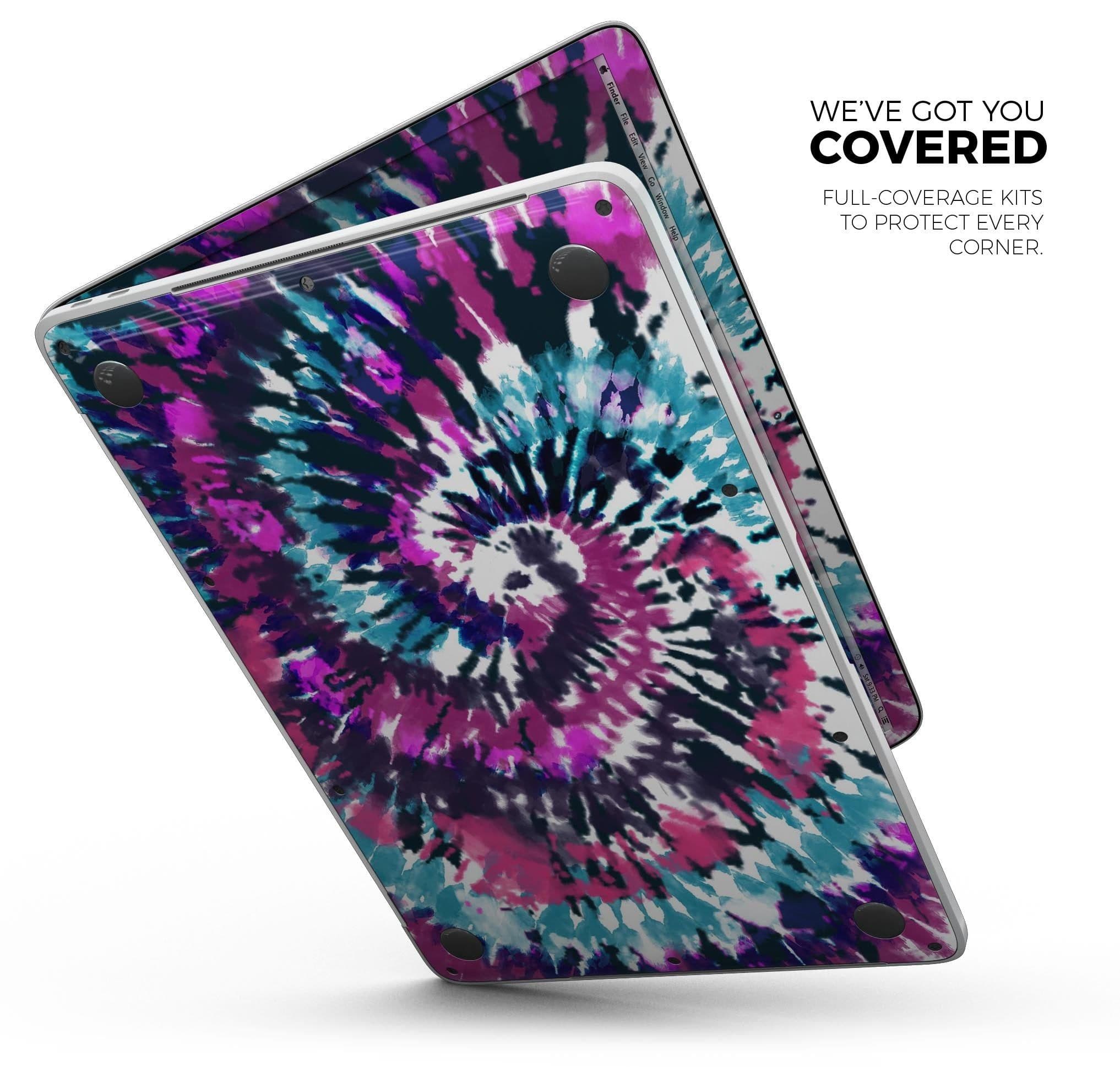 image-Spiral Tie Dye V3 - Skin Decal Wrap Kit Compatible with the Apple
