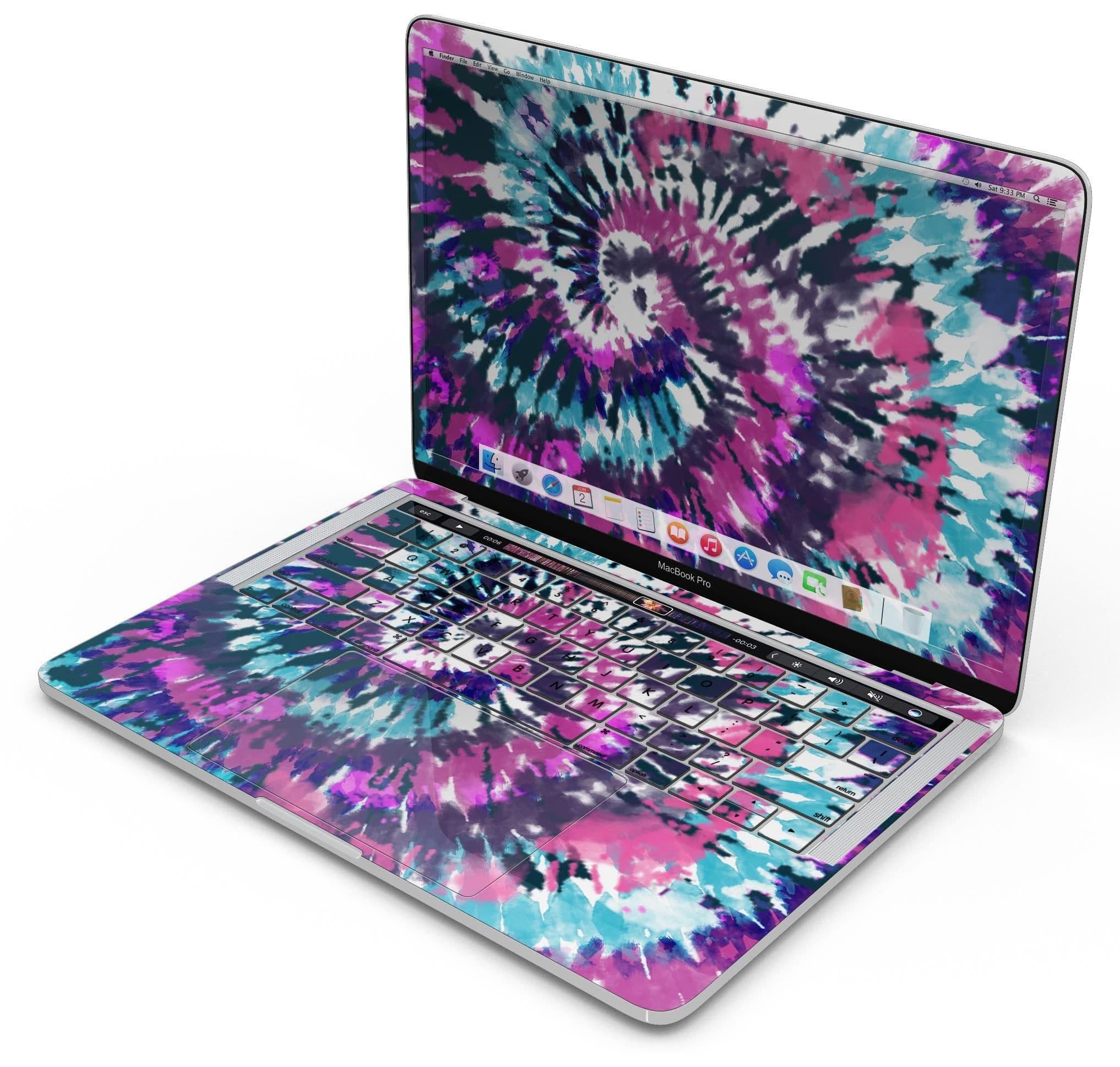 image-Spiral Tie Dye V3 - Skin Decal Wrap Kit Compatible with the Apple