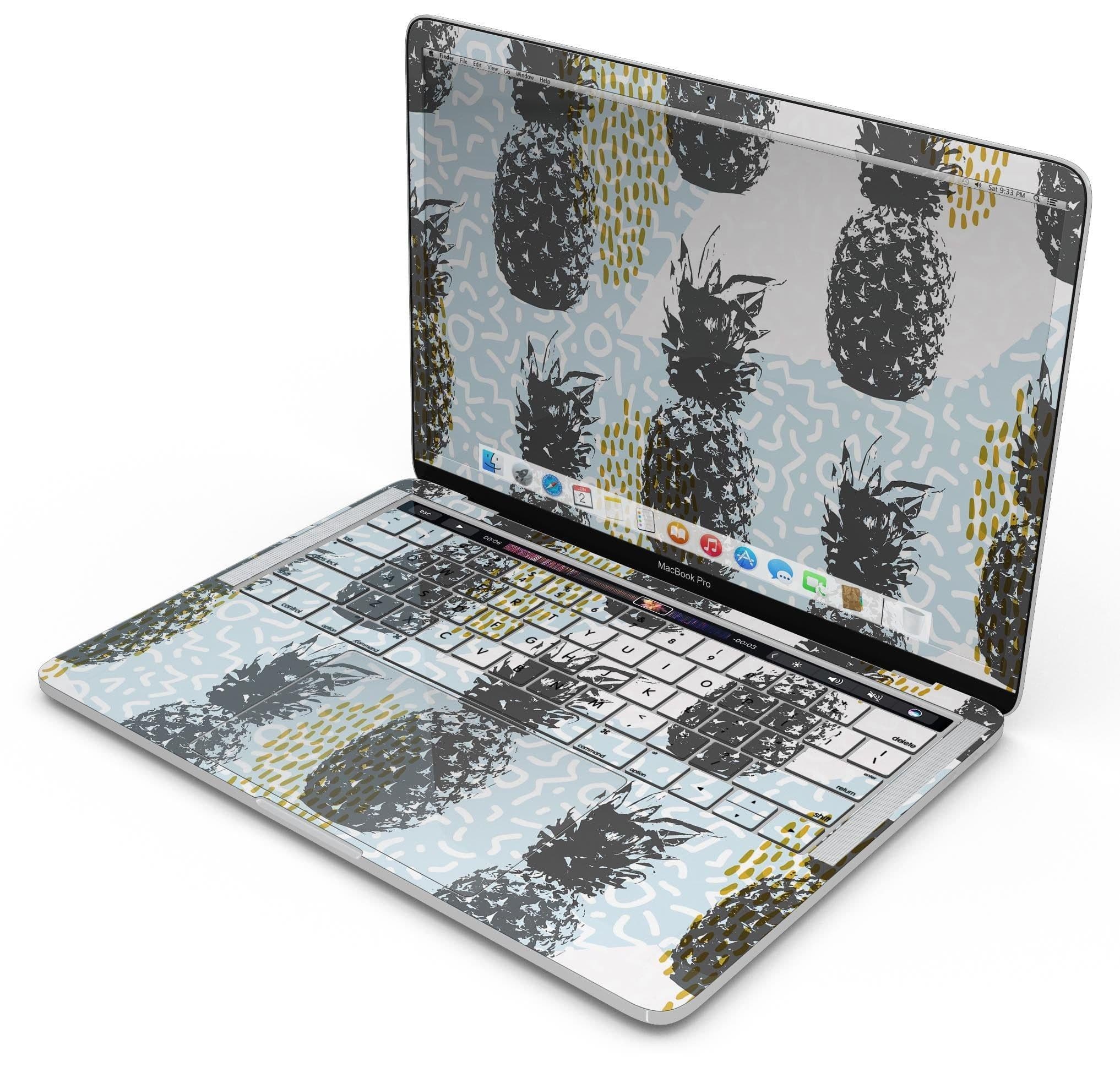 image-Retro Summer Pineapple v5 - Skin Decal Wrap Kit Compatible with the