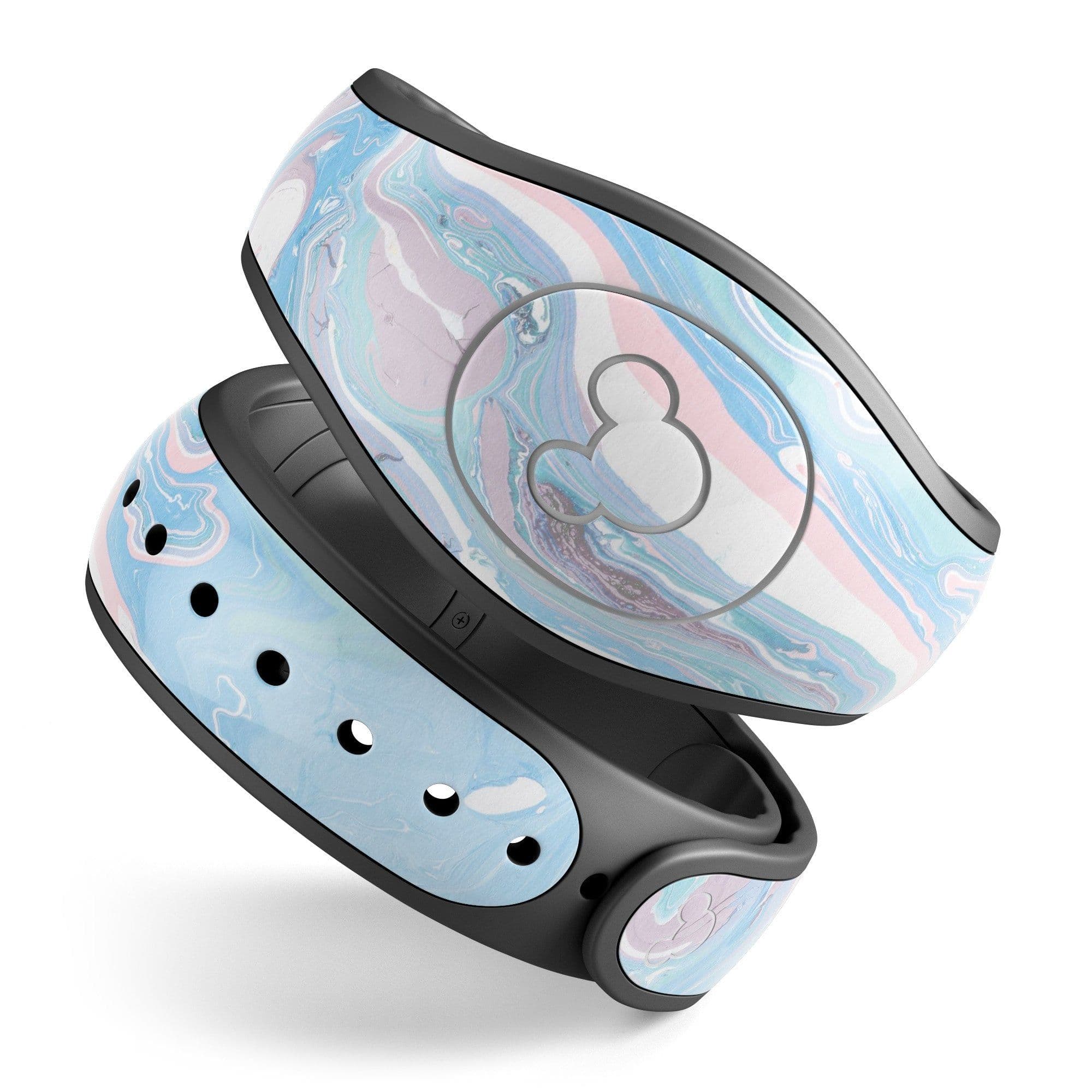 image-Marbleized Pink and Blue Soft v3 - Decal Skin Wrap Kit for the Disney