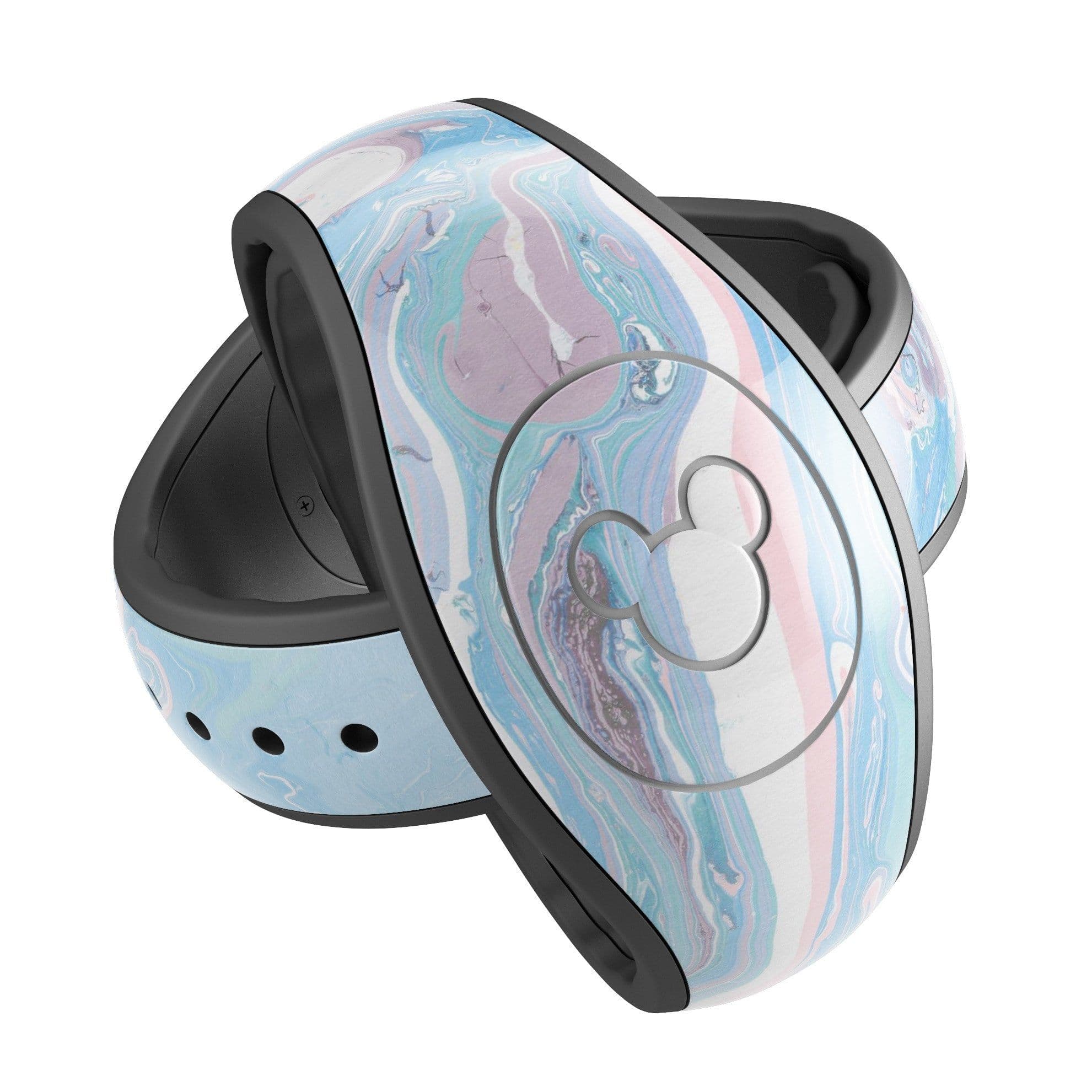 image-Marbleized Pink and Blue Soft v3 - Decal Skin Wrap Kit for the Disney