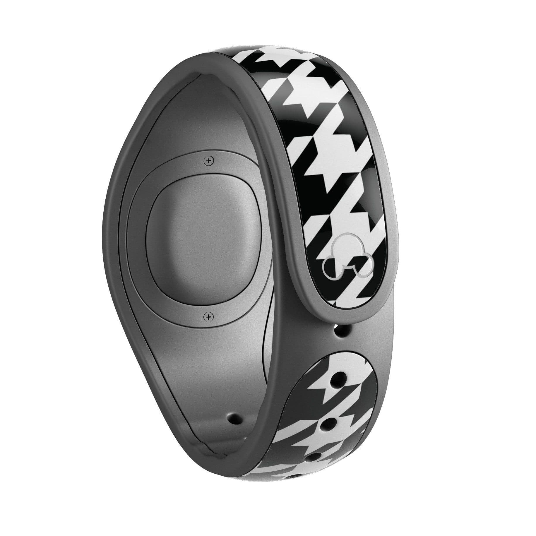 image-Black and White Houndstooth Pattern - Decal Skin Wrap Kit for the