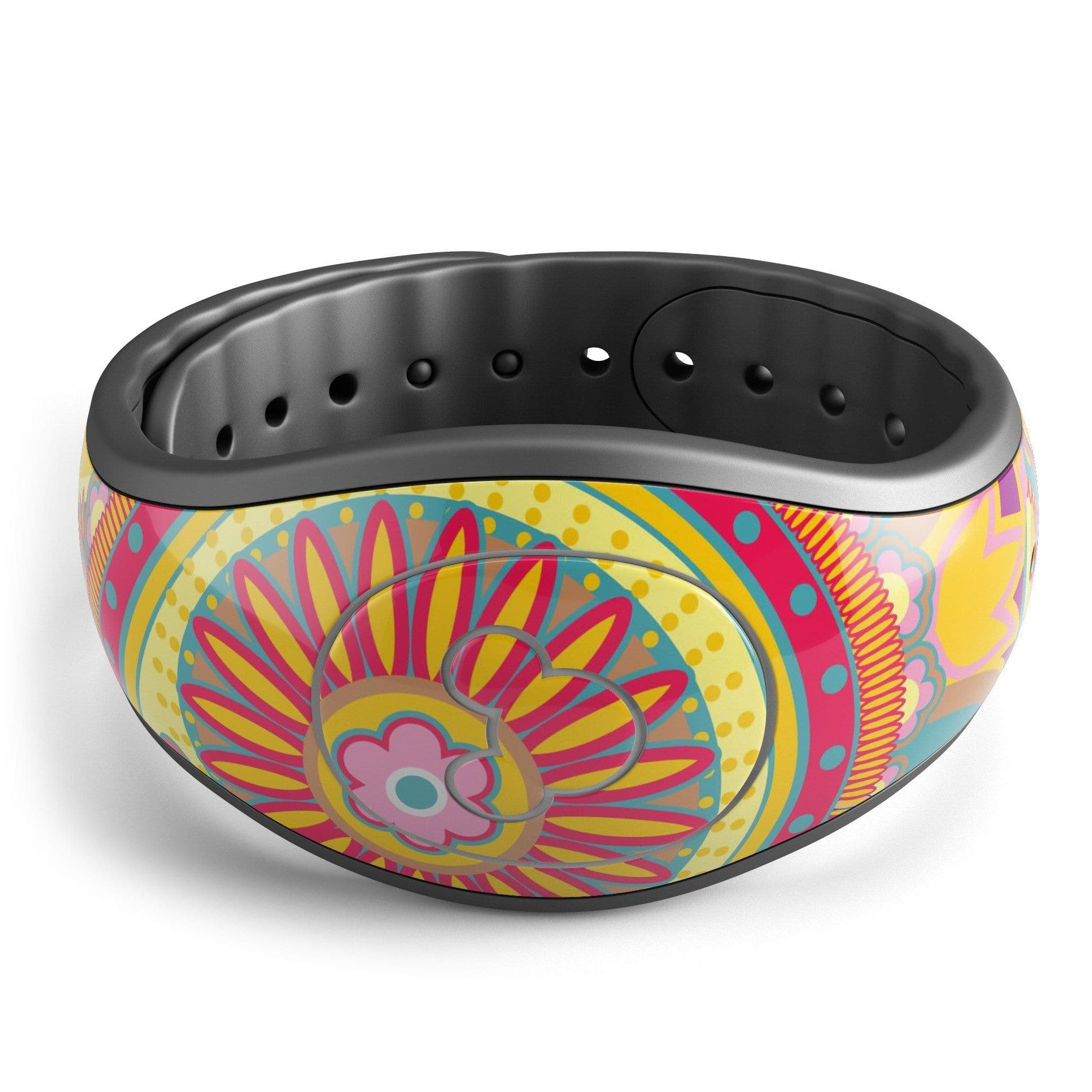 image-Neon Orange Paisley Pattern - Decal Skin Wrap Kit for the Disney Magic