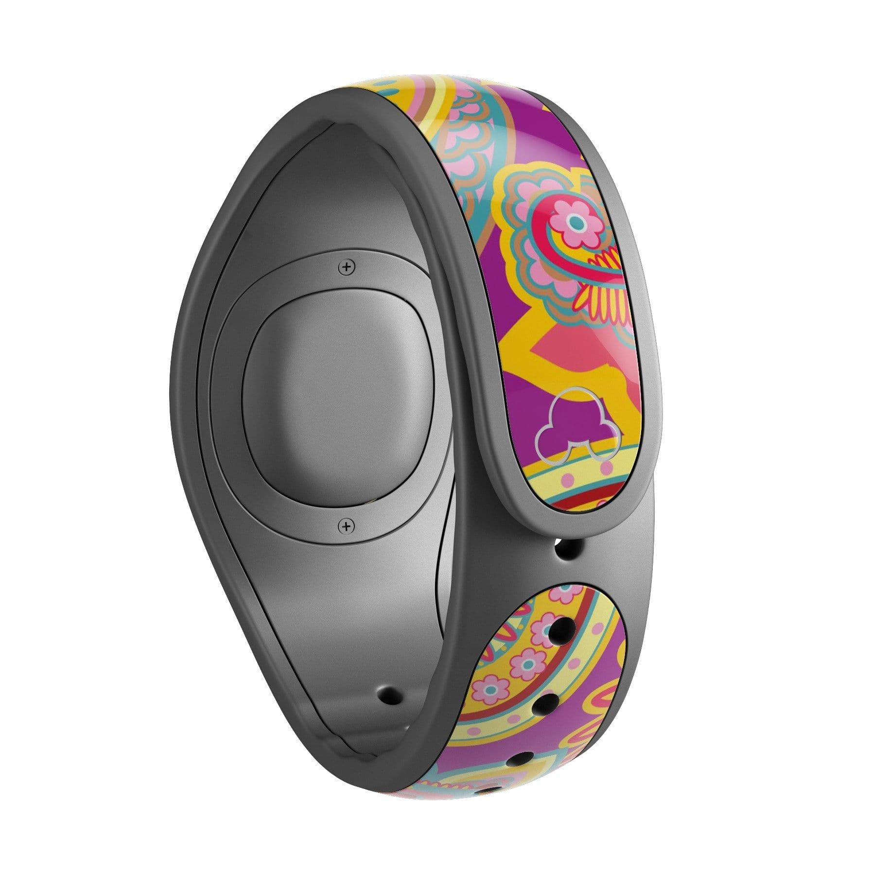 image-Neon Orange Paisley Pattern - Decal Skin Wrap Kit for the Disney Magic