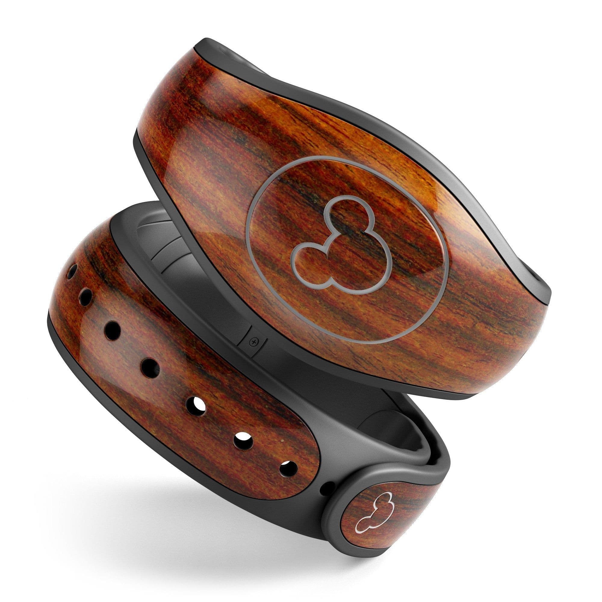 image-Bright Red Ebony Woodgrain - Decal Skin Wrap Kit for the Disney Magic
