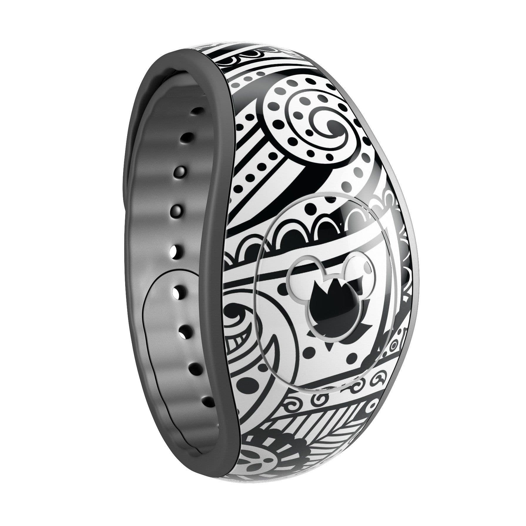 image-Black and White Aztec Paisley - Decal Skin Wrap Kit for the Disney