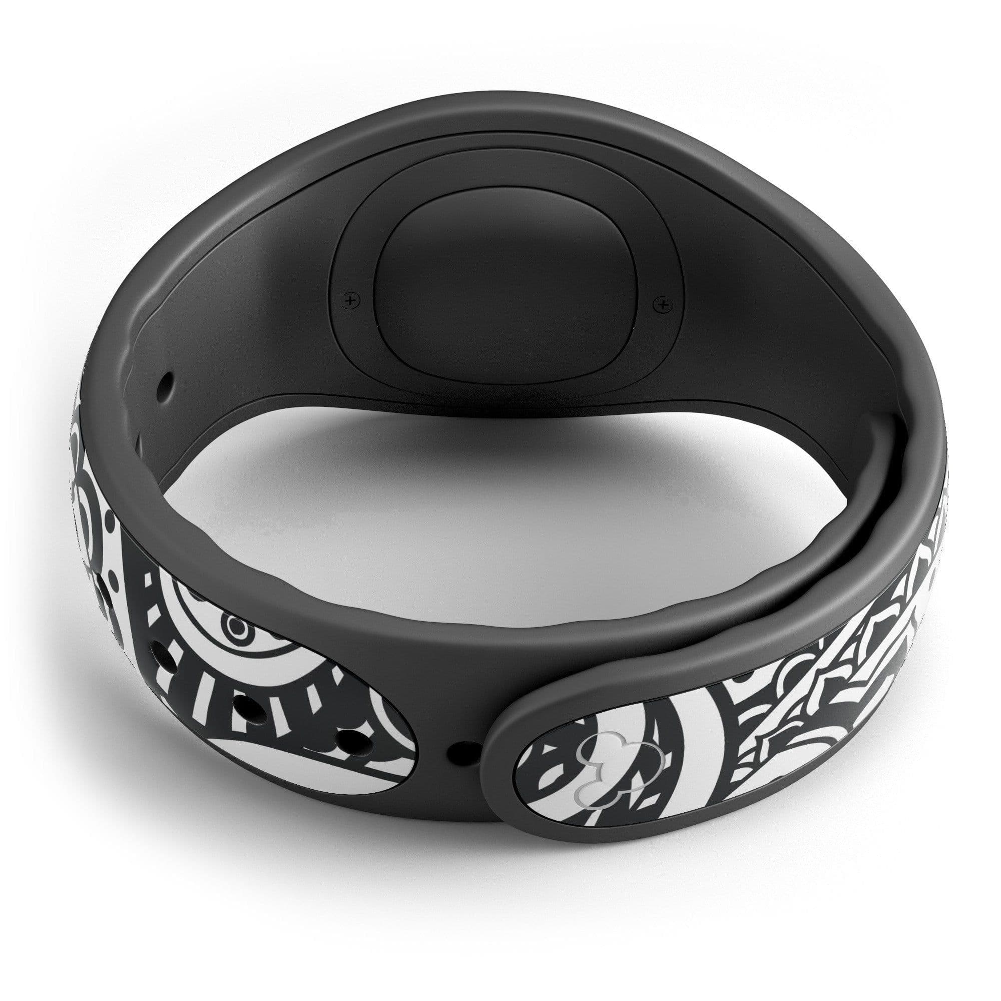 image-Black and White Aztec Paisley - Decal Skin Wrap Kit for the Disney