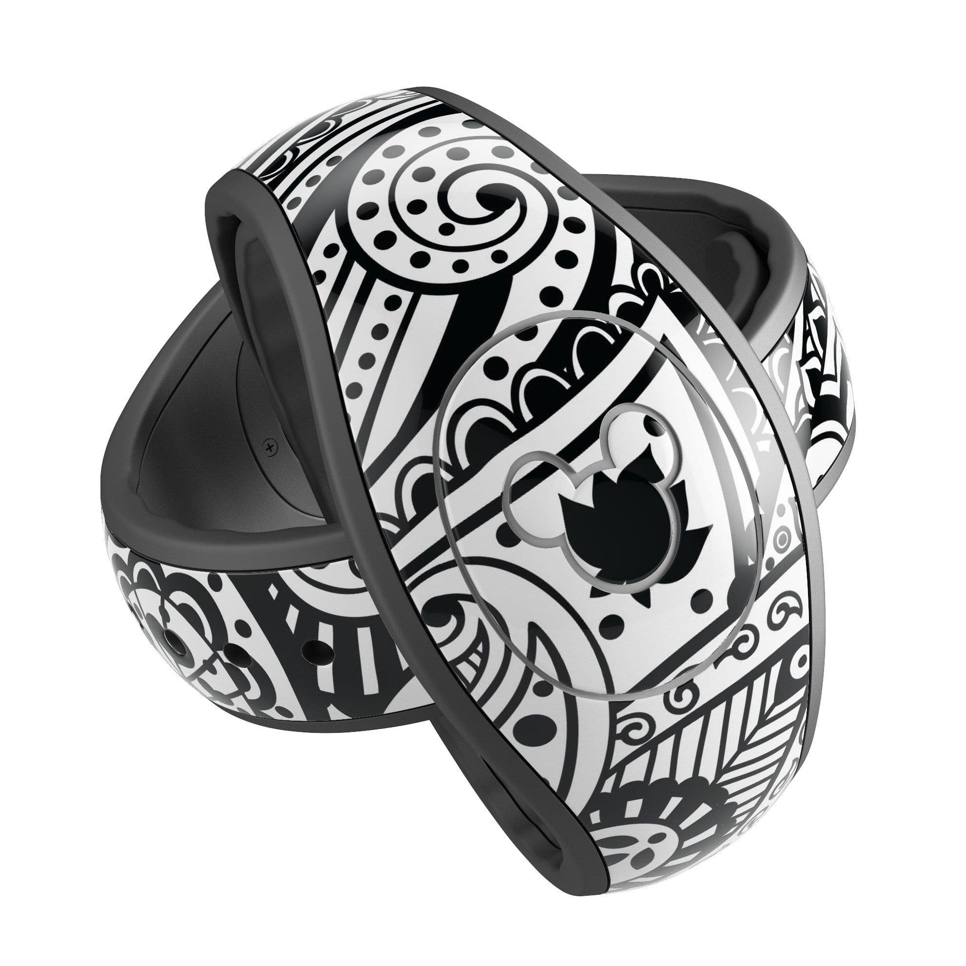 image-Black and White Aztec Paisley - Decal Skin Wrap Kit for the Disney