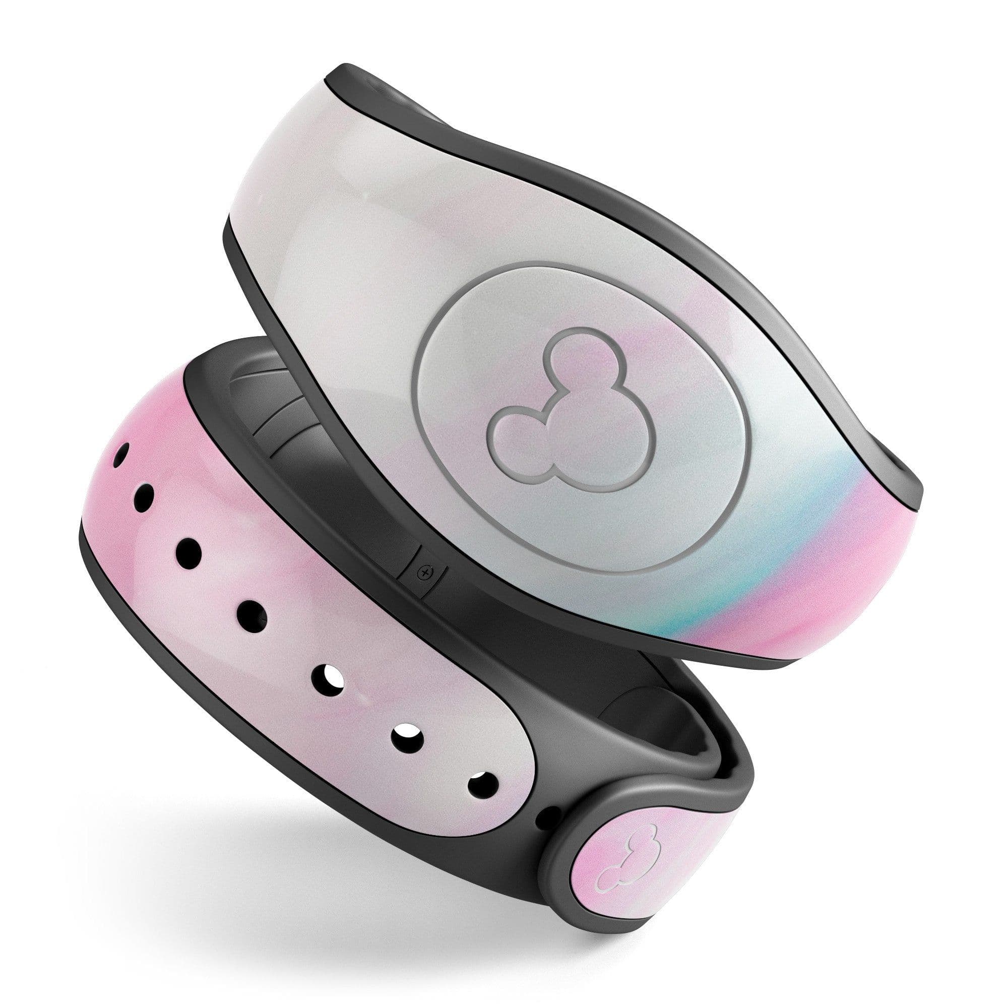 image-Marbleized Soft Pink - Decal Skin Wrap Kit for the Disney Magic Band