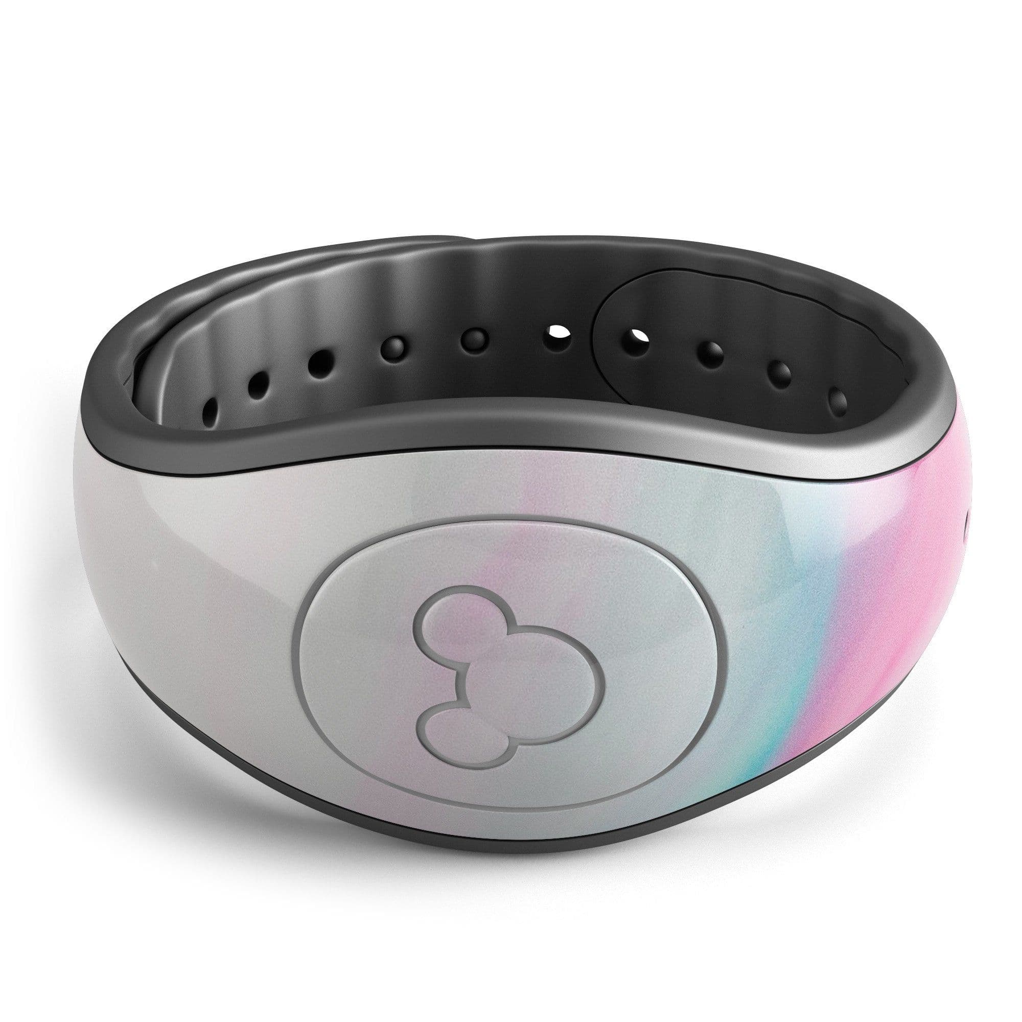 image-Marbleized Soft Pink - Decal Skin Wrap Kit for the Disney Magic Band