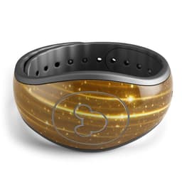 image-Scratched Gold Streaks - Decal Skin Wrap Kit for the Disney Magic Band