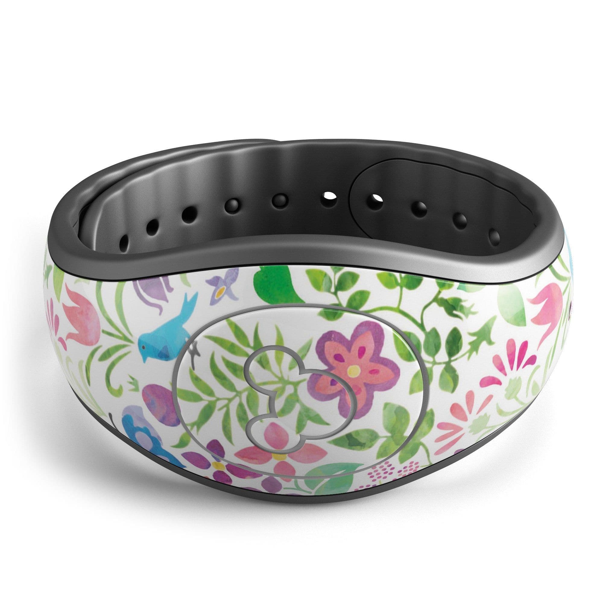 image-Butterflies and Flowers Watercolor Pattern V2 - Decal Skin Wrap Kit