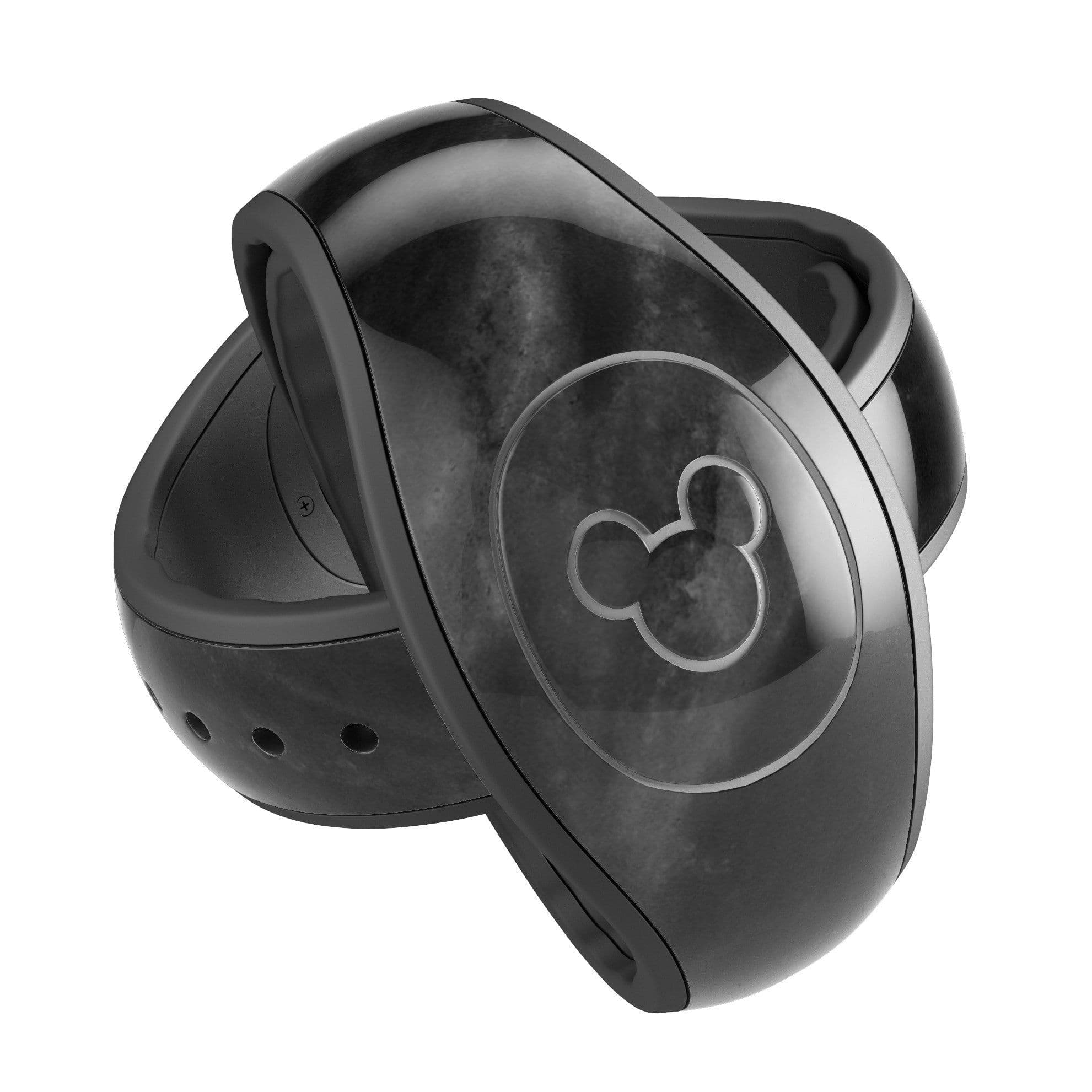 image-Black Marble Surface - Decal Skin Wrap Kit for the Disney Magic Band