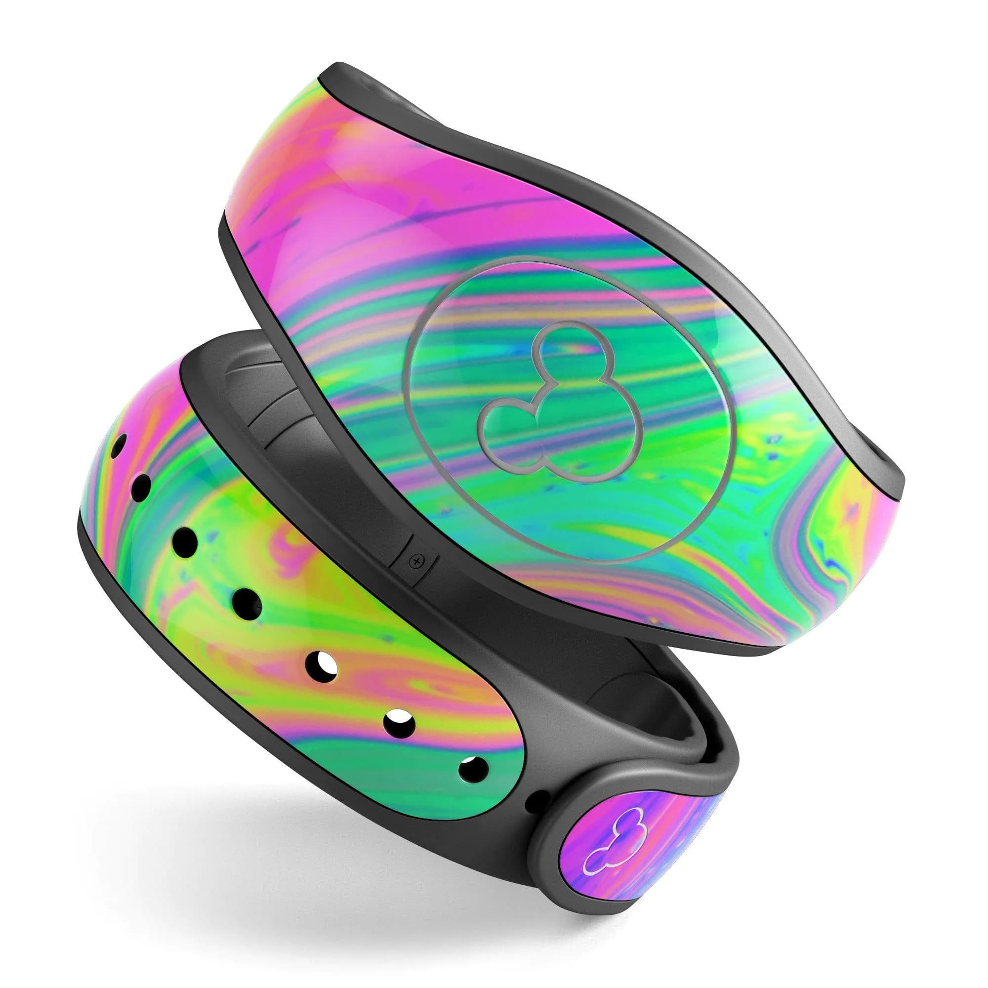 image-Neon Color Fushion V3 - Decal Skin Wrap Kit for the Disney Magic Band