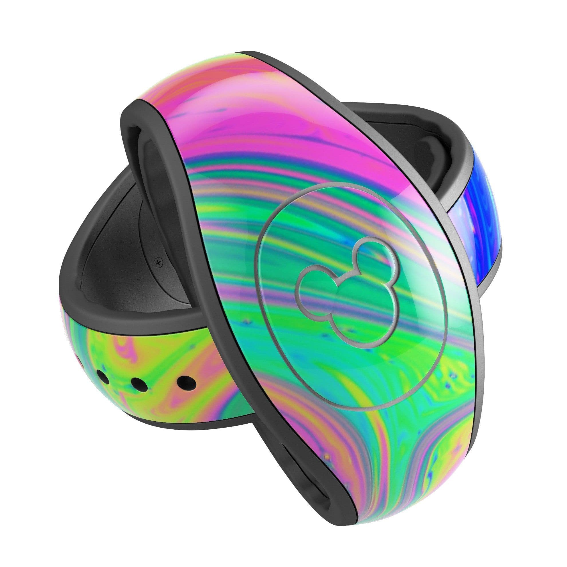 image-Neon Color Fushion V3 - Decal Skin Wrap Kit for the Disney Magic Band