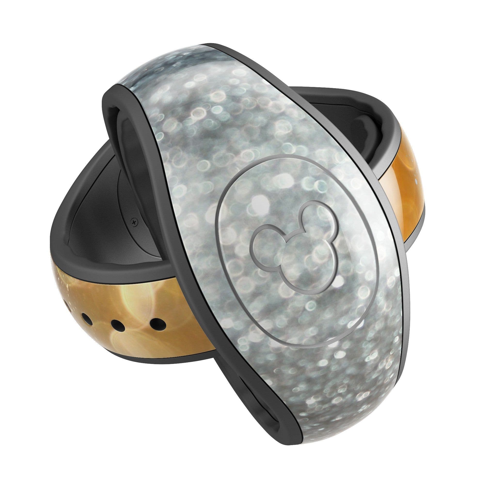 image-Gold and Silver Unfocused Orbs of Glowing Light - Decal Skin Wrap Kit