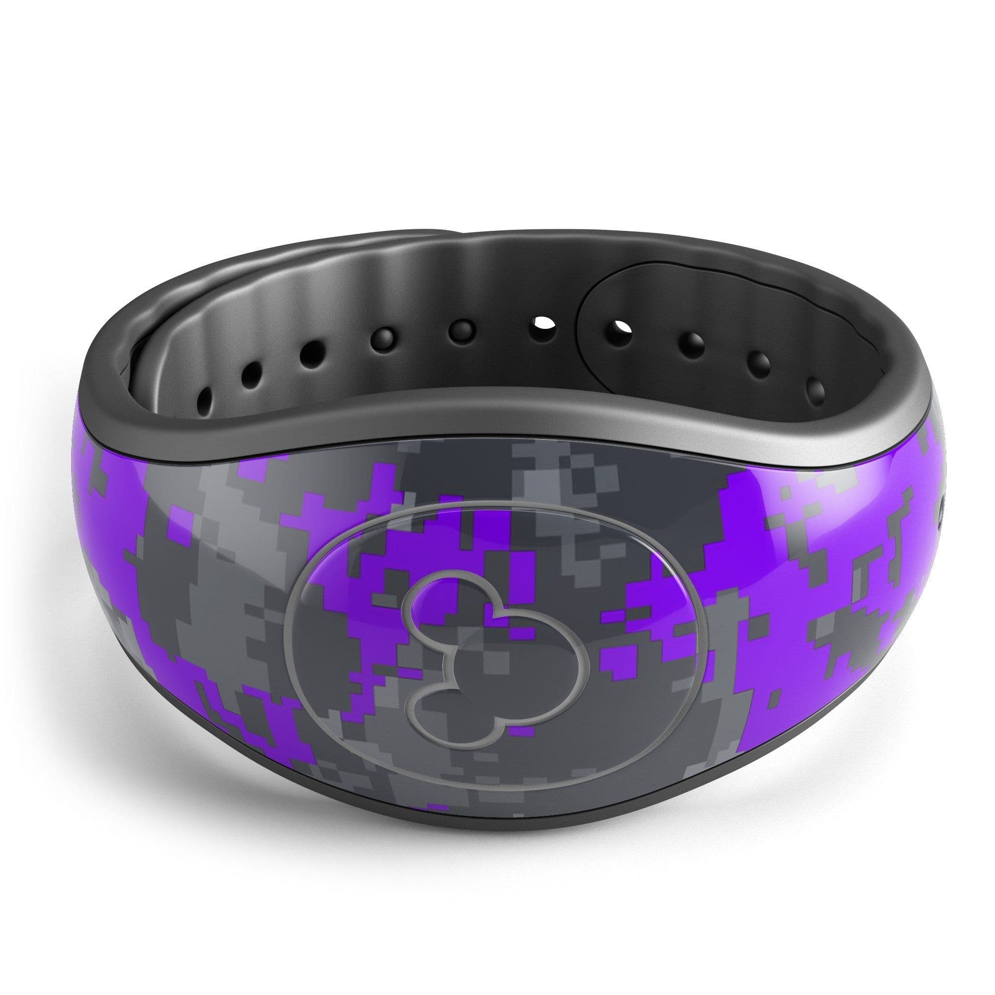 image-Bright Purple and Gray Digital Camouflage - Decal Skin Wrap Kit for