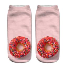 image-AnBnCn Funny Nutella 3D Printed Casual Socks - Kawaii Gift Delight
