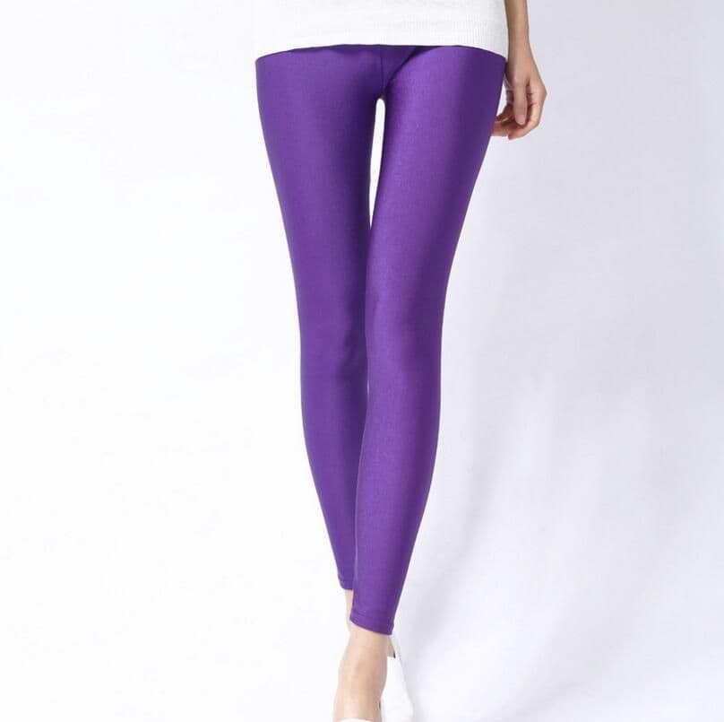 image-JAEBAEK Neon Leggings - High Stretch Comfort for Everyday Wear