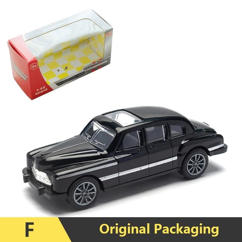 image-1:43 Vintage Car Model - Alloy Pull Back Toy for Collectors & Kids