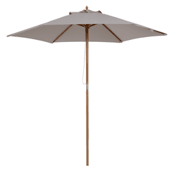image-2.5m Wooden Garden Patio Parasol Umbrella
