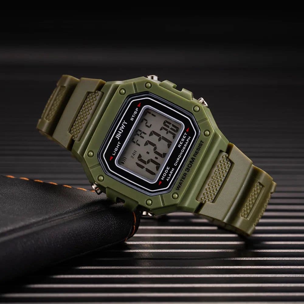 image-2023 Digital Chronograph Watch - Waterproof Sport Timepiece - TMC212