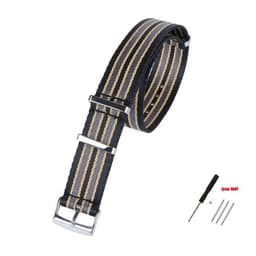 image-20mm Nylon Watchband for Omega Speedmaster 007 & Seiko - Retro Sport Strap