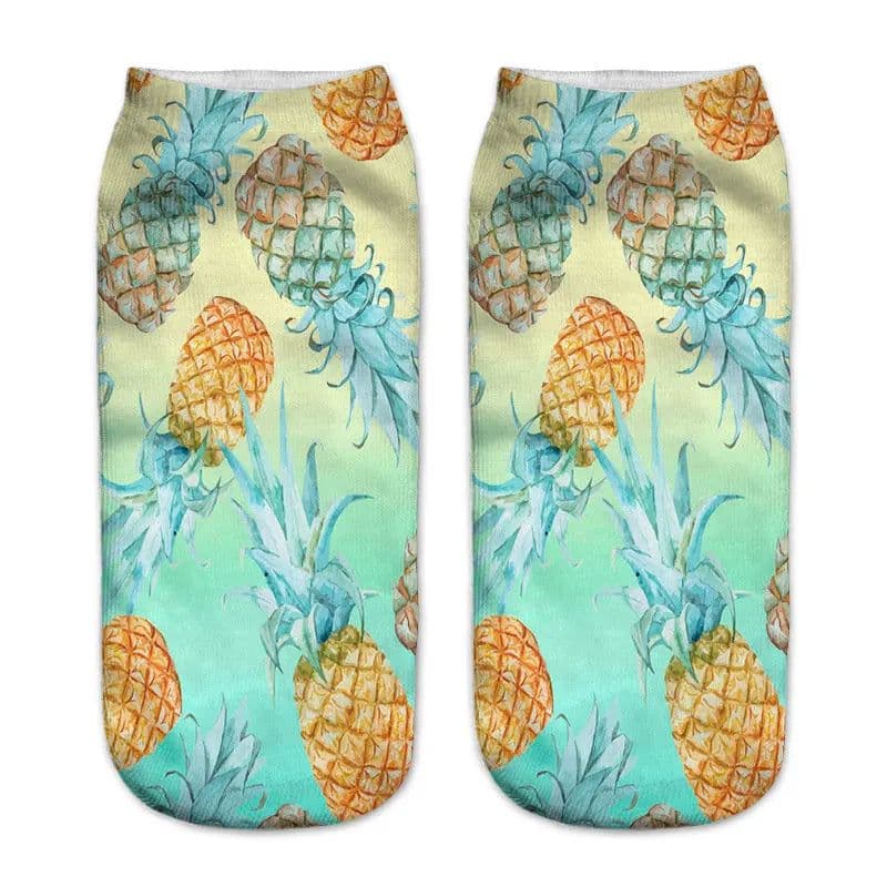 image-AnBnCn Funny Nutella 3D Printed Casual Socks - Kawaii Gift Delight
