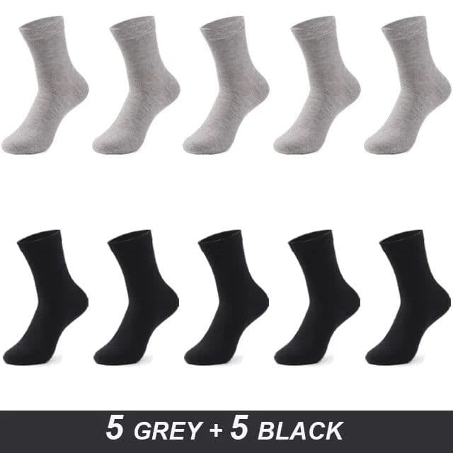 image-ZTOET Brand Men's Cotton Socks High Quality Black Business Soft Breathable Winter Male Long Socks New Style Plus Size (6-14)