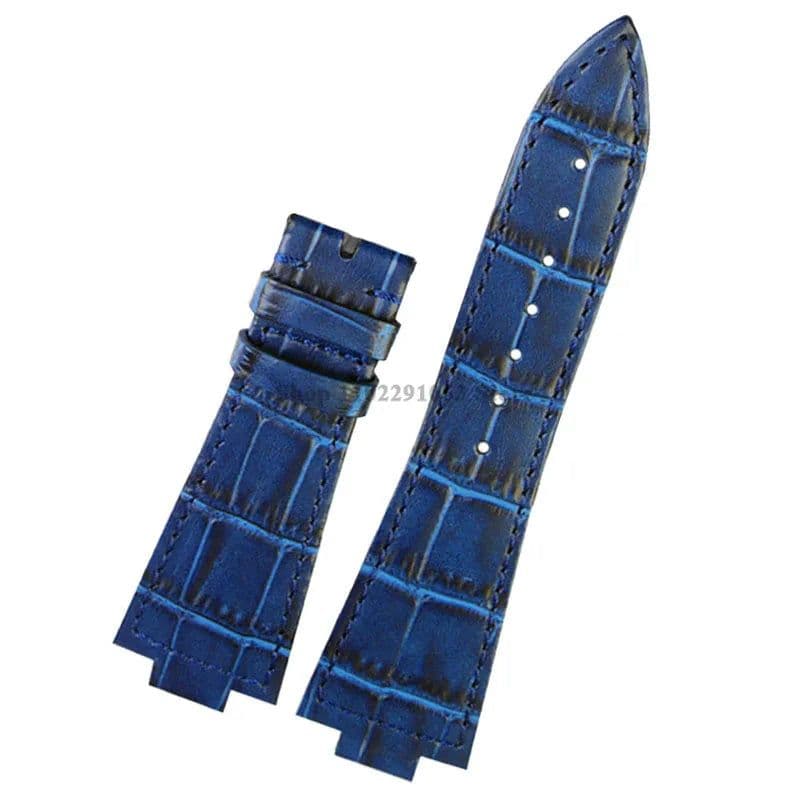 image-12mm Genuine Leather Watch Strap for Tissot PRX - Stylish Replacement Band