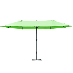 image-4.6m Garden Parasol Double-Sided Sun Umbrella Market Shelter Canopy