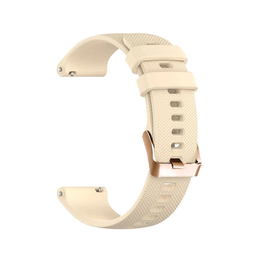 image-20mm Silicone Watchband with Rose Gold Buckle for Polar & Garmin Watches