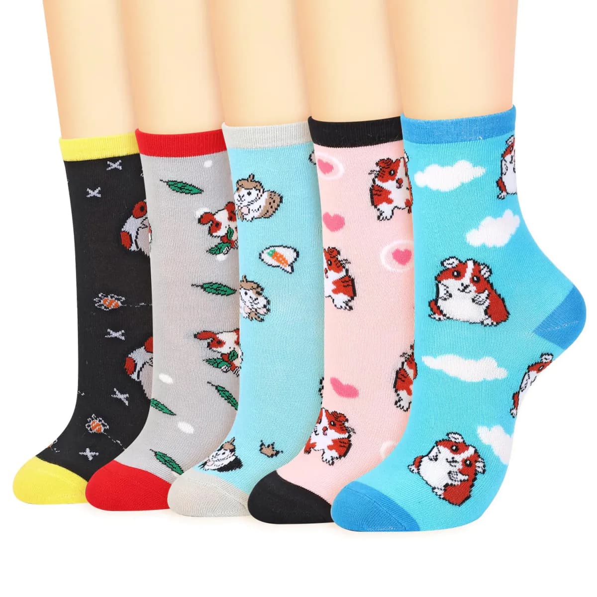 image-VINSANI GUINEA PIG SOCKS 5pk 1010415