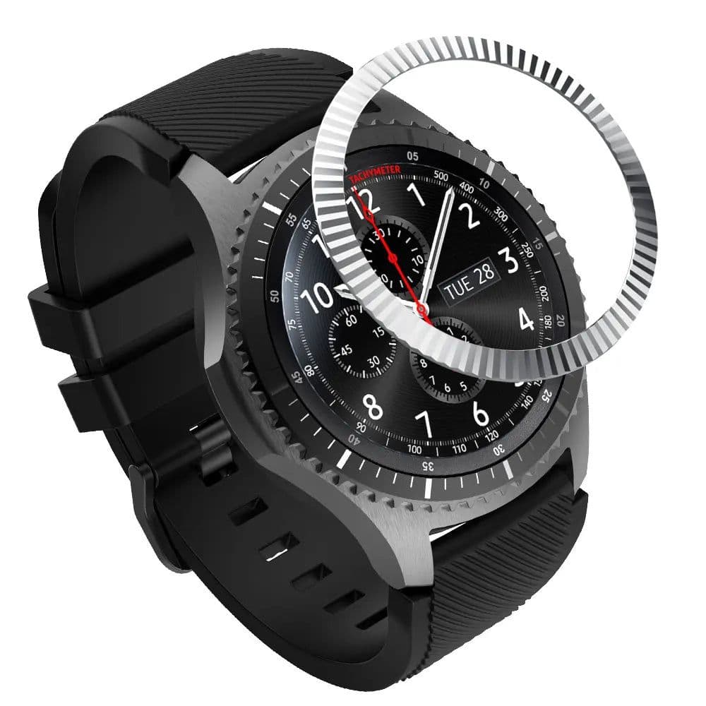 image-Alloy Bezel Ring Cover for Samsung Galaxy Watch - Scratch Protection & Style