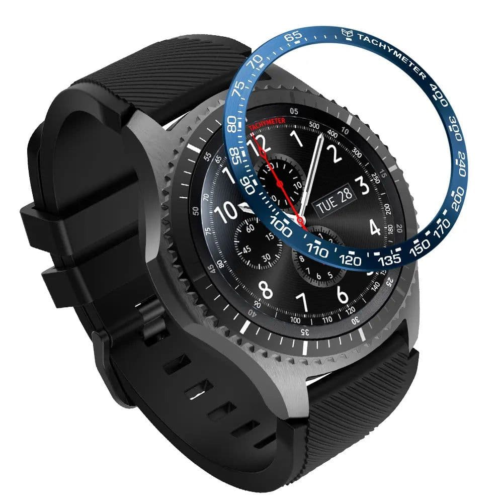 image-Alloy Bezel Ring Cover for Samsung Galaxy Watch - Scratch Protection & Style