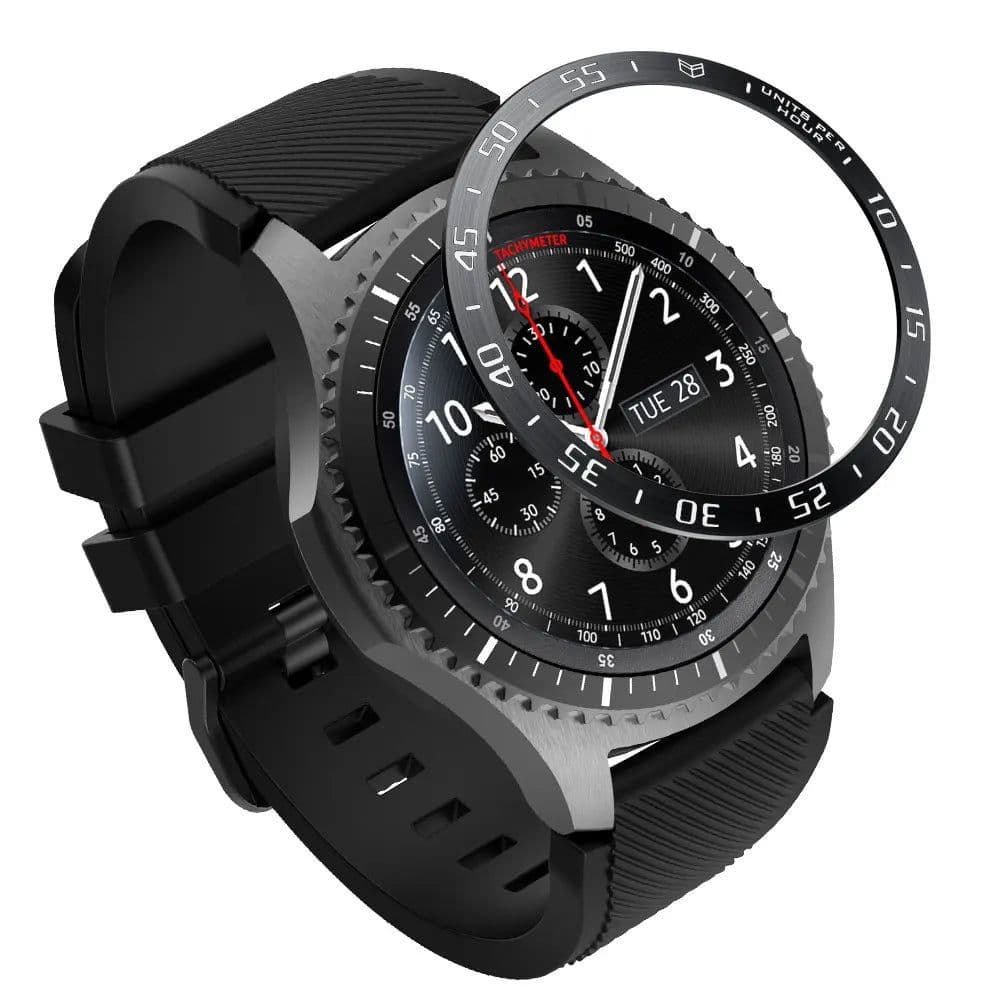 image-Alloy Bezel Ring Cover for Samsung Galaxy Watch - Scratch Protection & Style