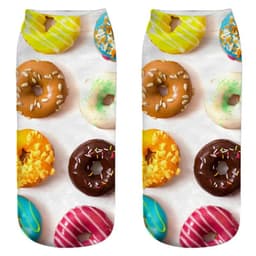 image-AnBnCn Funny Nutella 3D Printed Casual Socks - Kawaii Gift Delight