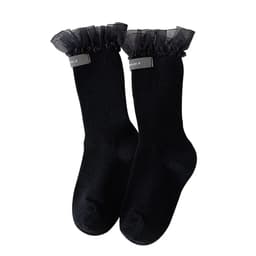 image-HEALMEYOU Lace Ruffle Ankle Socks Stylish Comfort for Casual Wear