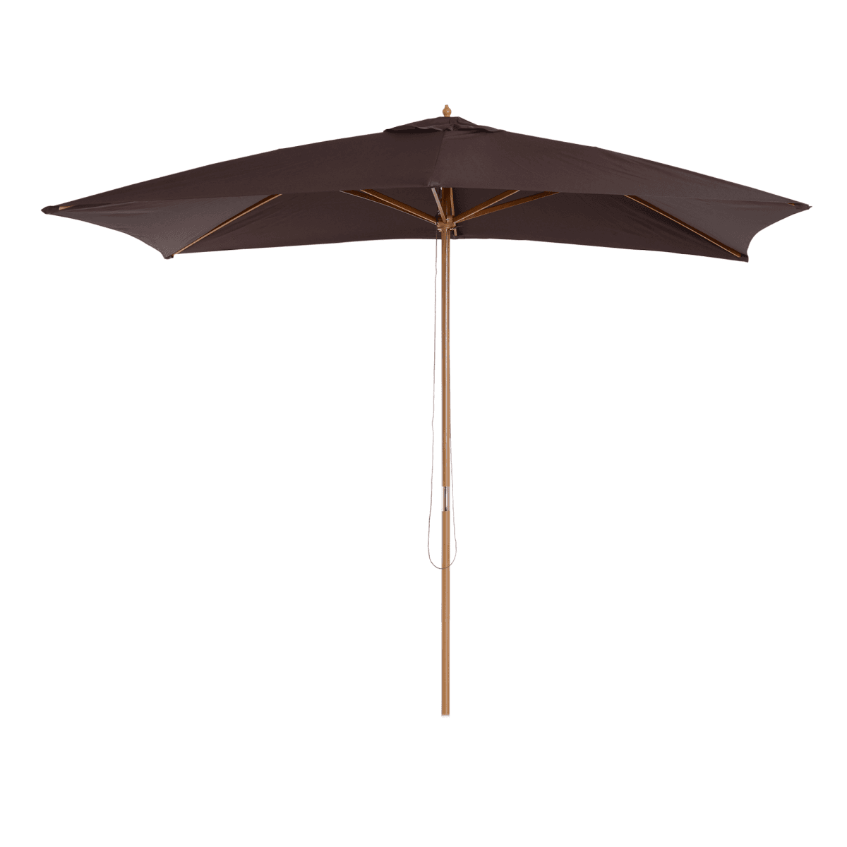 image-3x2m Wooden Patio Parasol Umbrella