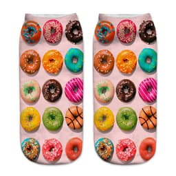 image-AnBnCn Funny Nutella 3D Printed Casual Socks - Kawaii Gift Delight