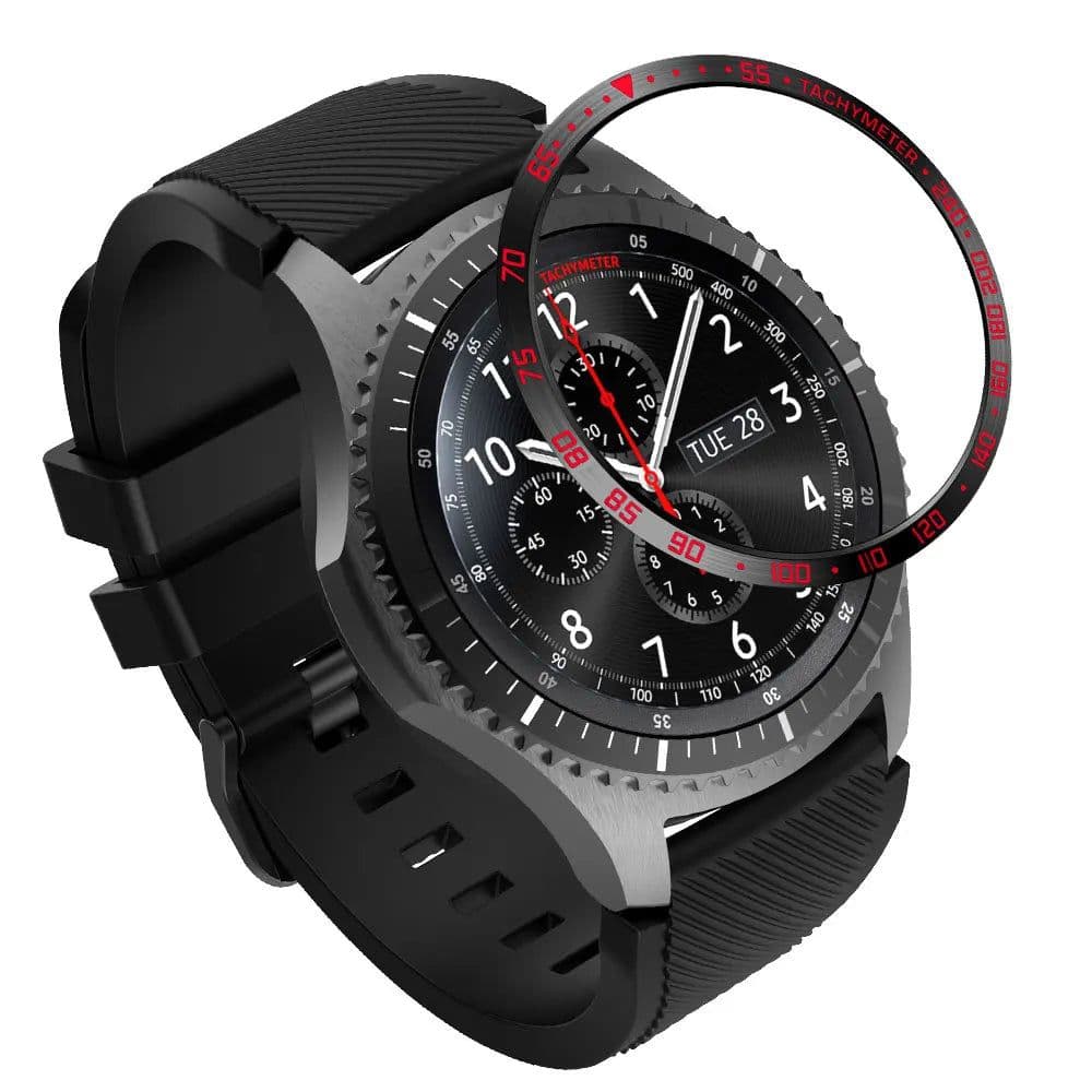 image-Alloy Bezel Ring Cover for Samsung Galaxy Watch - Scratch Protection & Style