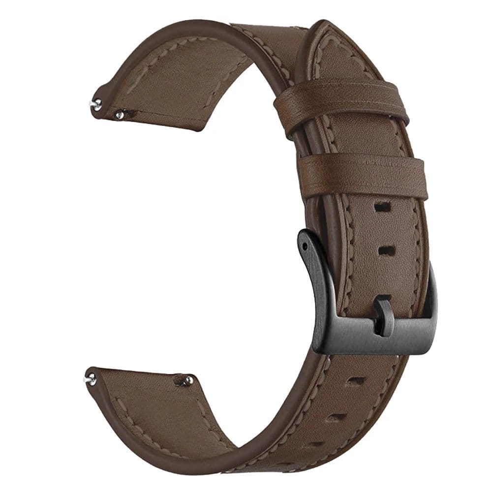 image-22mm Leather Watch Strap for Samsung Galaxy Watch & Gear S3 - Comfortable Fit