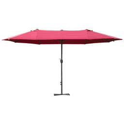 image-4.6m Garden Parasol Double-Sided Sun Umbrella Market Shelter Canopy