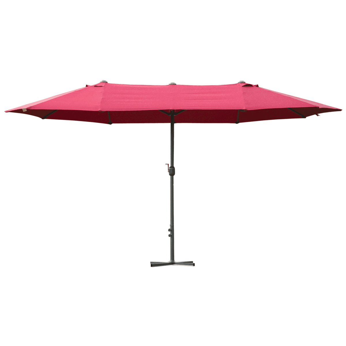 image-4.6m Garden Parasol Double-Sided Sun Umbrella Market Shelter Canopy