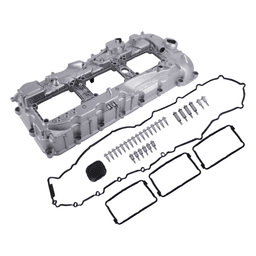 image-Aluminum Valve Cover & Gasket Fit for BMW N55 Engines 3.0L