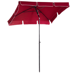 image-Aluminium Sun Umbrella Parasol Patio Garden Tilt 2M x 1.25M