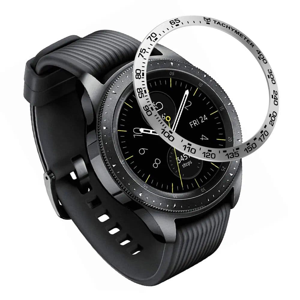 image-Alloy Bezel Ring Cover for Samsung Galaxy Watch - Scratch Protection & Style